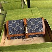 Jackie 1961 Horsebit WOC Brown in Gucci Gold-tone 19cm - 1