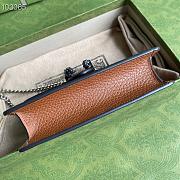 Gucci Dionysus Super Mini Bag Blue and Ivory GG Jacquard Denim 16.5cm - 4