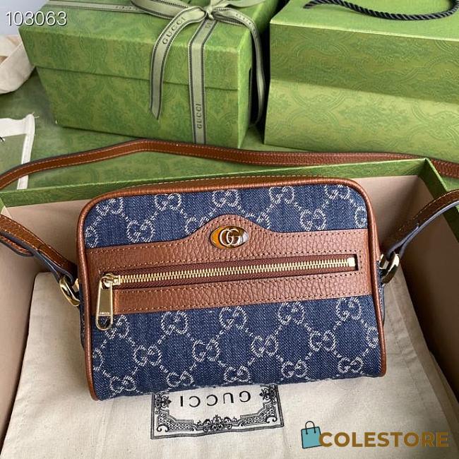 Blue Ophidia GG mini bag_517350_17x12x5.5cm - 1