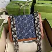 Blue Gucci GG Mini Dionysus Shoulder Bag 421970 20cm - 6