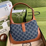 Gucci Jackie 1961 shoulder bag Dark blue 28cm - 4