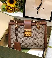 Gucci Padlock small GG shoulder bag with Gold-tone 26cm - 3