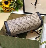 Gucci Dark Blue Padlock GG small shoulder bag 498156 26cm - 6