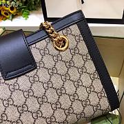 Gucci Dark Blue Padlock GG small shoulder bag 498156 26cm - 5