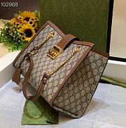 Gucci Padlock GG menium shoulder bag with Gold-tone 35cm - 5