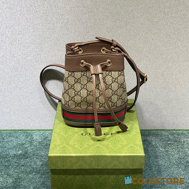 Gucci Ophidia mini GG bucket bag 550620 Size18.5x15x9cm780680 - 1