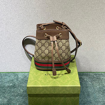 Gucci Ophidia mini GG bucket bag 550620 Size18.5x15x9cm780680