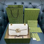 Gucci Marmont Matelassé leather White 26cm - 1