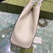 White leather Jackie 1961 medium tote bag_ 649016_ Size: 30×24×12cm980880 - 4