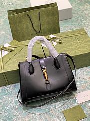 Black leather Jackie 1961 medium tote bag_649016_Size 30×24×12cm980880 - 1