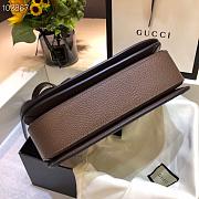 Gucci GG Supreme Ophidia GG Beige/ebony canvas small shoulder bag 601044 22cm - 3