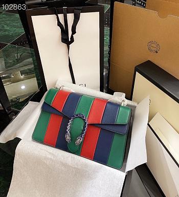 Gucci Dionysus Gucci Dionysus Green Red and Blue Wine God Pack 28cm
