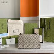 Gucci GG Supreme Dionysus small GG shoulder bag with Black Detail 28cm - 4
