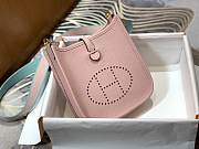 Hermes  Evelyne Mini TPM in pink_Size 17x18cm - 4