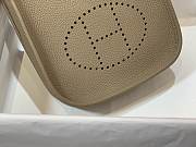Hermes Evelyne 16 Mini TPM Hand Bag Leather Grey_Size 17x18cm - 4