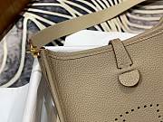 Hermes Evelyne 16 Mini TPM Hand Bag Leather Grey_Size 17x18cm - 2