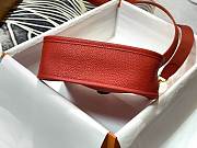 Hermes Evelyne 16 Mini TPM Hand Bag Leather Red_Size 17x18cm - 6