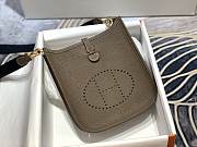 Hermes Etoupe Mini Evelyne 16 TPM Hand Bag_Size 17x18cm - 1