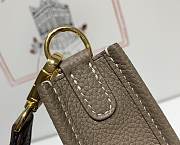 Hermes Etoupe Mini Evelyne 16 TPM Hand Bag_Size 17x18cm - 5