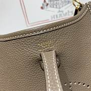 Hermes Etoupe Mini Evelyne 16 TPM Hand Bag_Size 17x18cm - 4