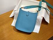 Hermes Evelyne Tpm Bleu_Size 17x18cm - 6