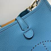 Hermes Evelyne Tpm Bleu_Size 17x18cm - 5