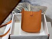 Hermes  Evelyne Mini TPM Classic Orange_Size 17x18cm - 5