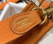 Hermes  Evelyne Mini TPM Classic Orange_Size 17x18cm - 3