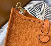 Hermes  Evelyne Mini TPM Classic Orange_Size 17x18cm - 2