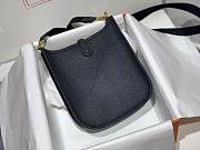 Hermes  Evelyne Mini TPM Black Epsom_Size 17x18cm - 4