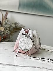 Louis Vuitton Bella Mahina in Rose Hand Bag_ M57855 Size 19x22x14cm - 2