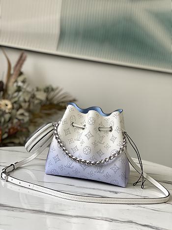 Louis Vuitton Bella Mahina in BlueHand Bag M57856 Size 19x22x14cm