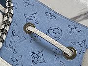 Louis Vuitton Bella Mahina in BlueHand Bag M57856 Size 19x22x14cm - 5