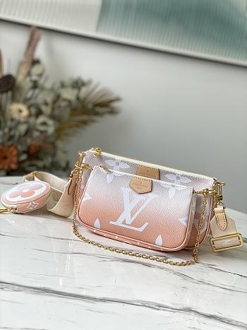 LV Multi Pochette Accessoires Brume Hand Bag 24cm
