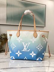 Louis Vuitton Neverfull LV in Blue_M45678 31cm - 5
