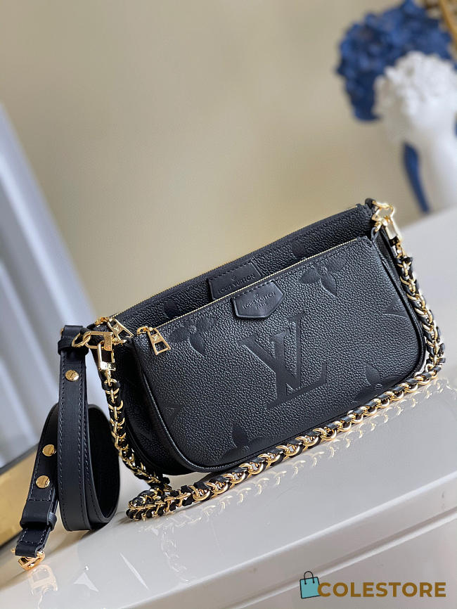 Multi Pochette Accessoires Monogram Empreinte Leather 24cm - 1