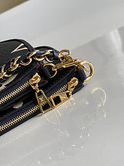 Louis Vuitton Monogram Empreinte Bicolor Black 24cm - 5