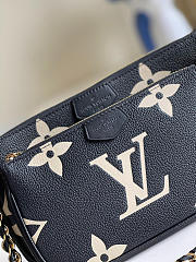 Louis Vuitton Monogram Empreinte Bicolor Black 24cm - 2
