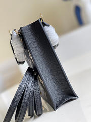 Louis Vuitton Petic Sac Plat Bag Black Bicolor Monogram Empreinte Size 14cm - 4