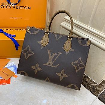 Louis Vuitton Onthego MM 2Way Shoulder Hand Bag_M45039_Size 35x27x14Cm