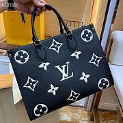 Louis Vuitton Onthego Monogram Empreinte Leather In Black 35cm - 6