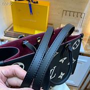 Louis Vuitton Onthego Monogram Empreinte Leather In Black 35cm - 4