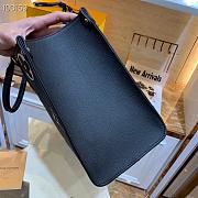 Louis Vuitton Onthego Monogram Empreinte Leather In Black 35cm - 3
