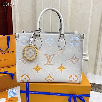 Louis Vuitton OnTheGo Empreinte Leather with Gold Hardware 24cm