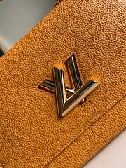 Louis Vuitton Twist One Handle Pm Bag Taurillon Leather In Safran Size 29cm - 2