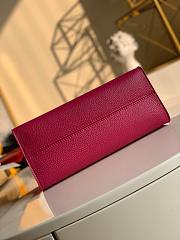 Louis Vuitton Twist One Handle Pm Tauroll Leather In Orchidee 29cm - 2