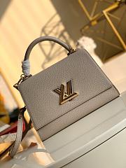 Louis Vuitton Taurillon Twist One Handle PM Greige