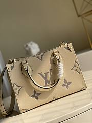 Louis Vuitton White Empreinte Onthego PM M45654 Size 28x11x19 - 3
