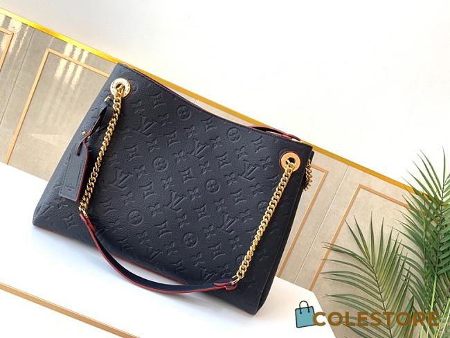 Louis Vuitton Surène Empreinte Leather In Noir 37cm - 1