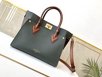 Louis Vuiton On My Side Tote Bag In Etain_M56550_Size 30.5x24.5x14.0 cm